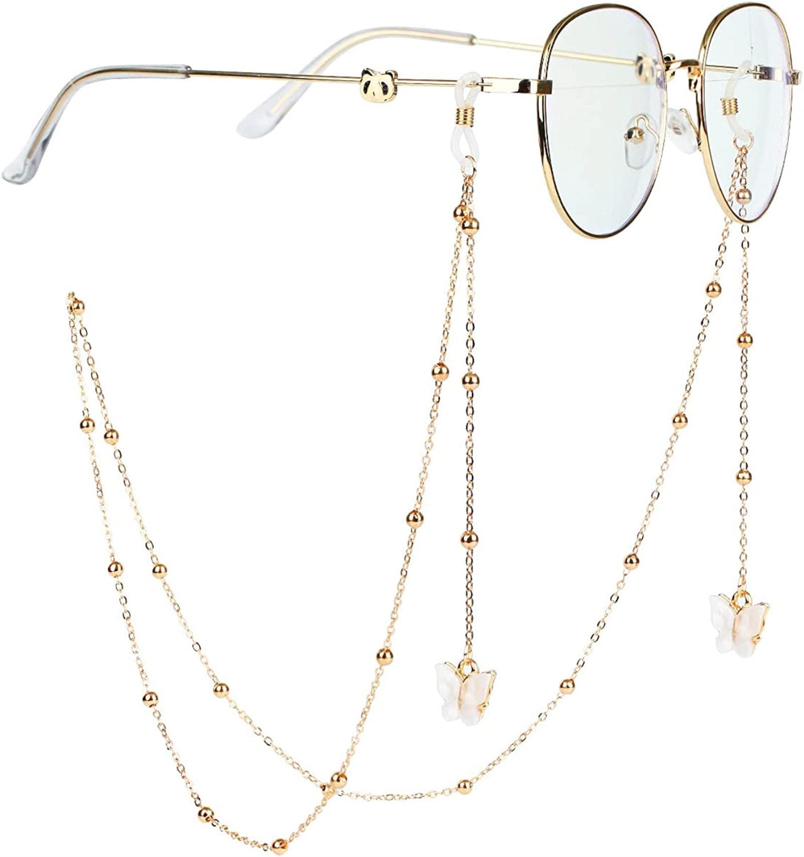 Chaînes de Lunettes élégantes pour Lunettes de Soleil, Support pour Cordon de Lunettes de Soleil pour Femmes