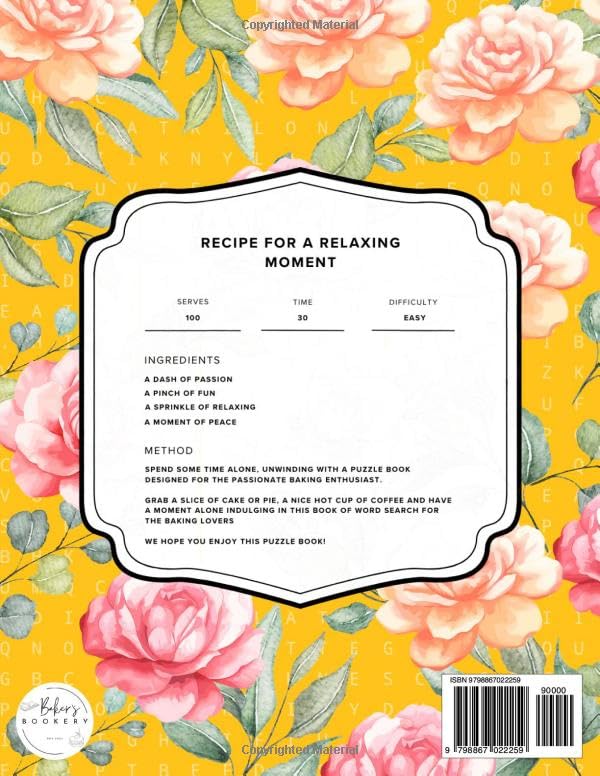 Baking Fun Word Search: Word Search Puzzle Book for Adults, 2000 words, Fun and Relaxing Word Find Puzzles | Baking Themed Book | Fun Word Search for Baking Lovers - Image 2