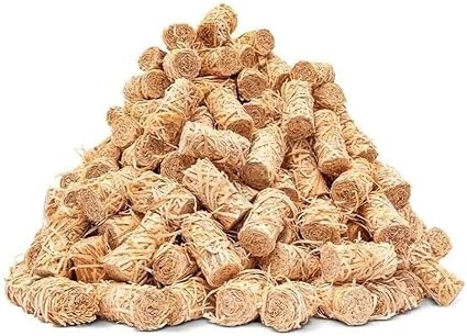200 Natural Firelighters For Wood Burners, Stoves & BBQs - Wax