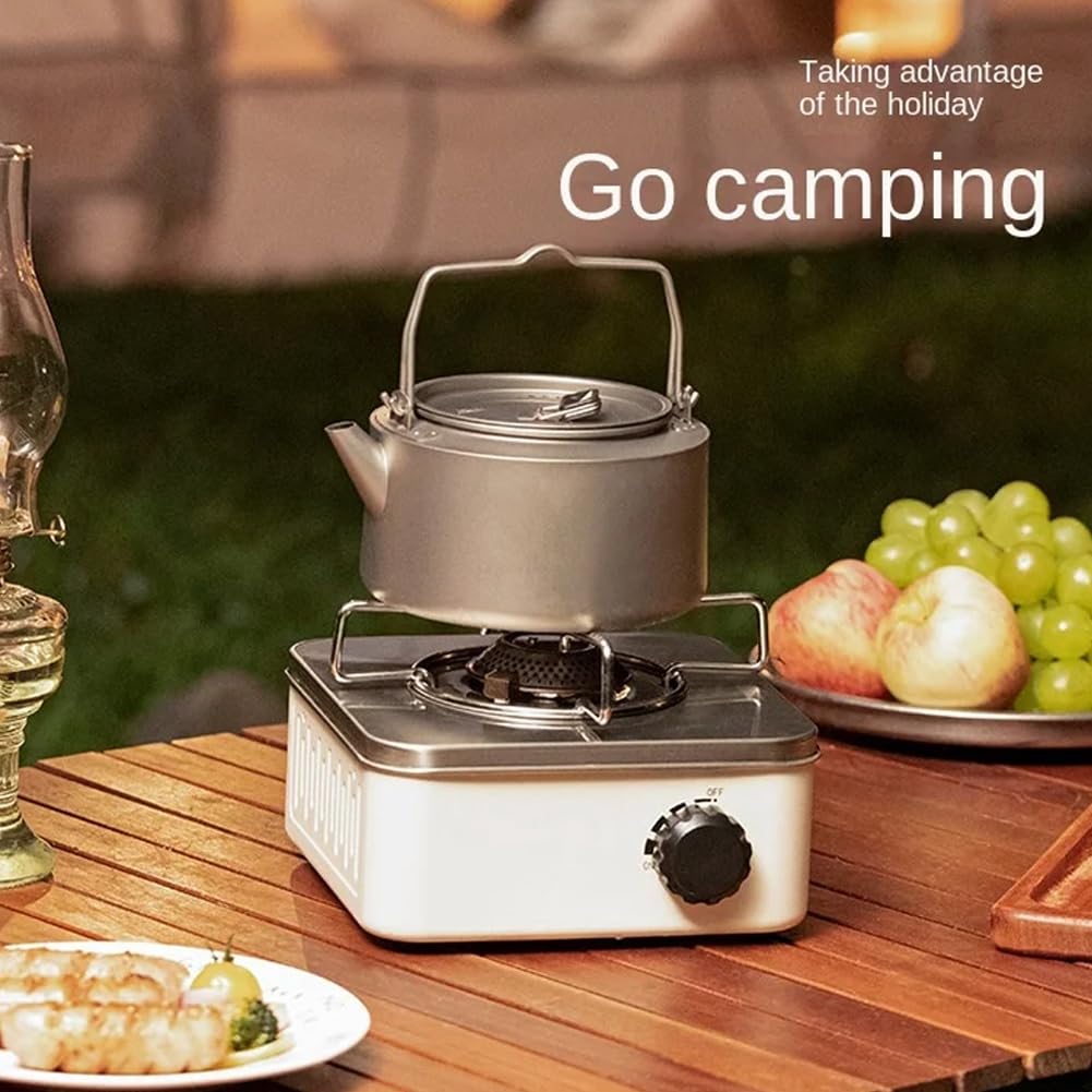 Outdoor Camping Kuchenka gazowa Mocny grill turystyczny Super lekki podróżny sprzęt kuchenny - zielony