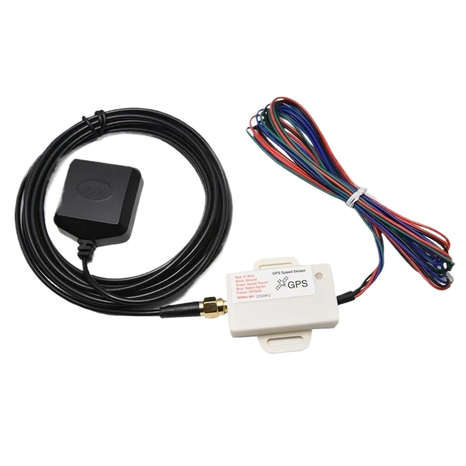 Speedometer Sensor Adapter GPS Antenna GPS Speed Sender Covert To Pulse Signal Output Speed Signal To Speedometer/Tachmeter