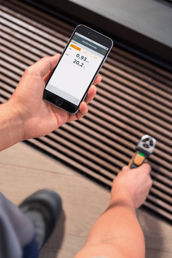 Testo 410i (0560 1410) - Vane Anemometer with Smartphone Operation by mLabs-image-27