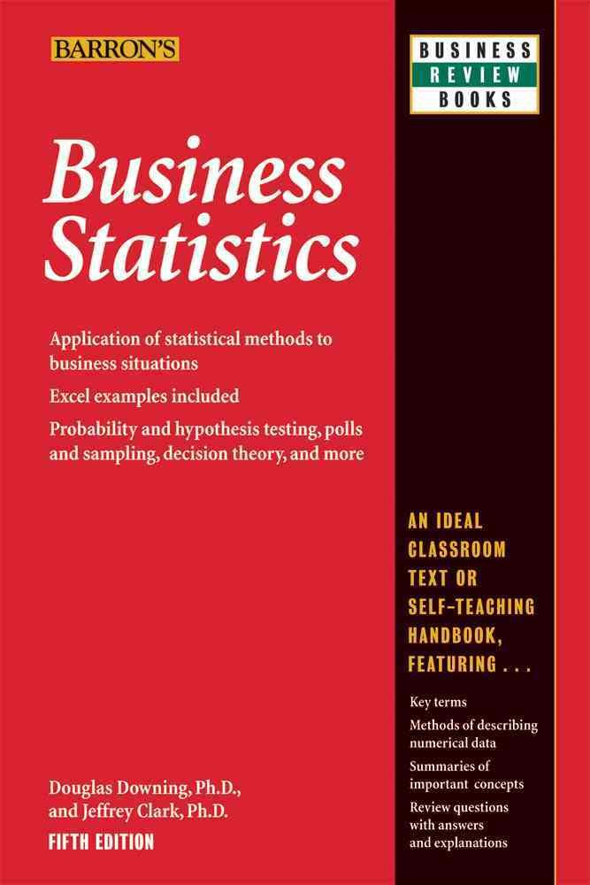 Business Statistics (Barron's Business Review) (Barron's Business Review Series)