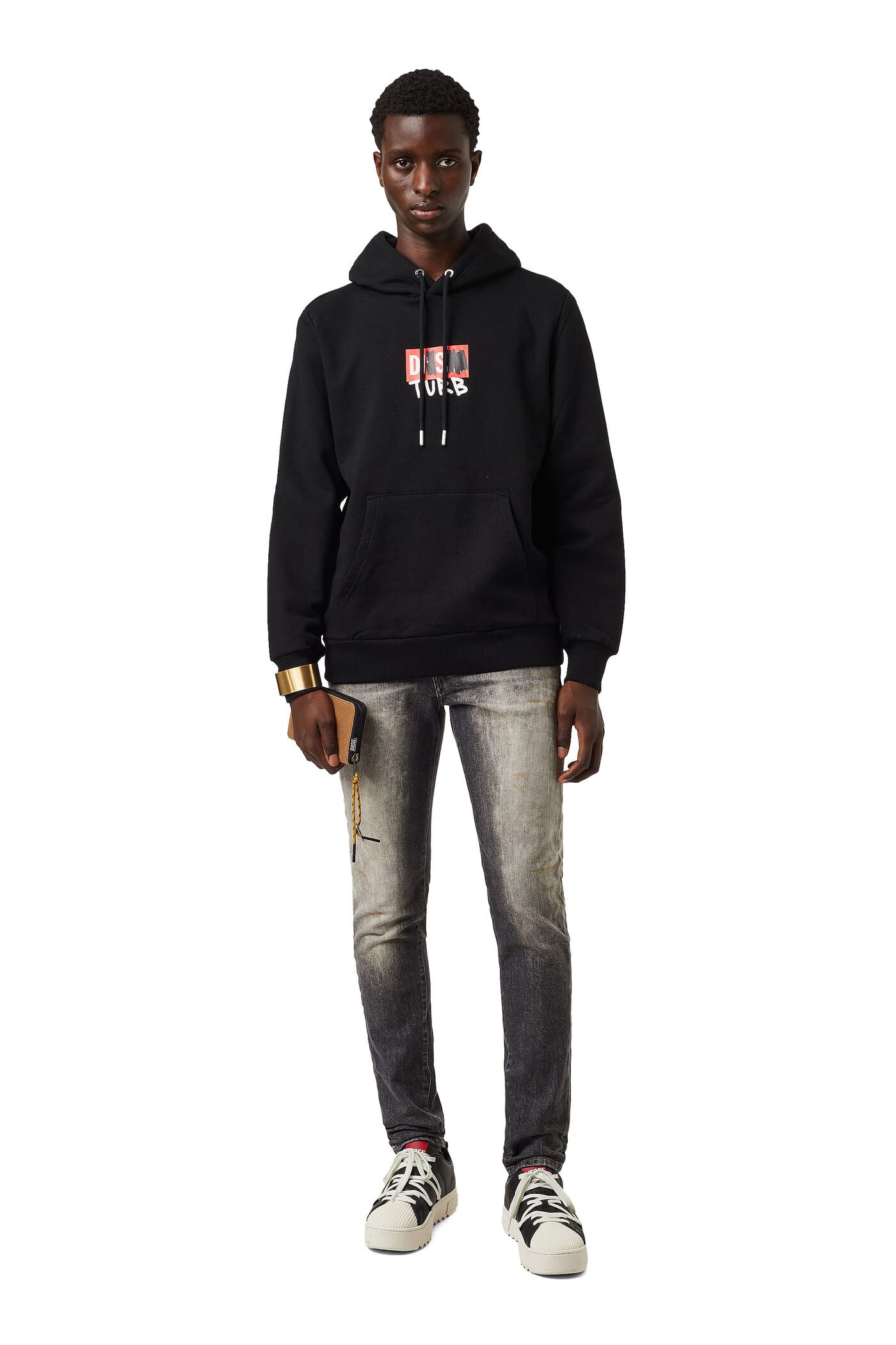 Diesel Felpa Uomo Nero A03270-9XX