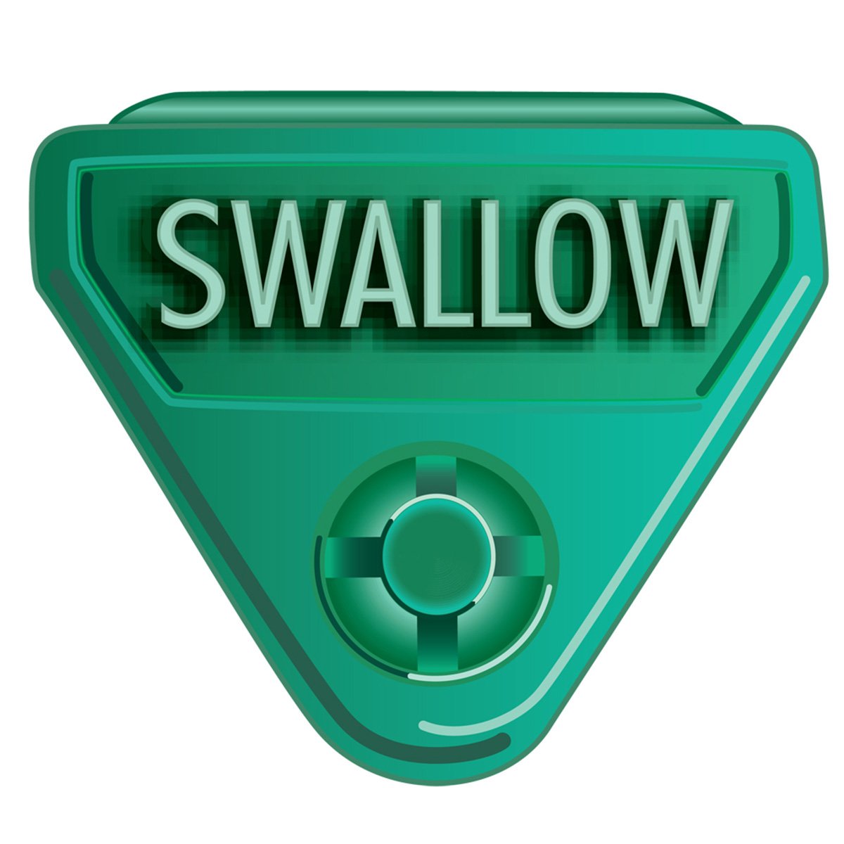 IN-A-SNAP WBCLASP-SW4 Alert Bands Clasp, Plastic, "Swallow" Embedded Print, Interleaving Design X, Adult/Pediatric, Kelly Green (Pack of 250)