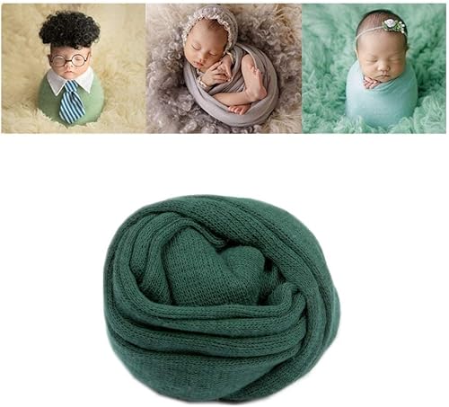 Miniatura 4 de Manta de punto elástico para fotos de bebé recién nacido, para niños y niñas, sesión de fotografía