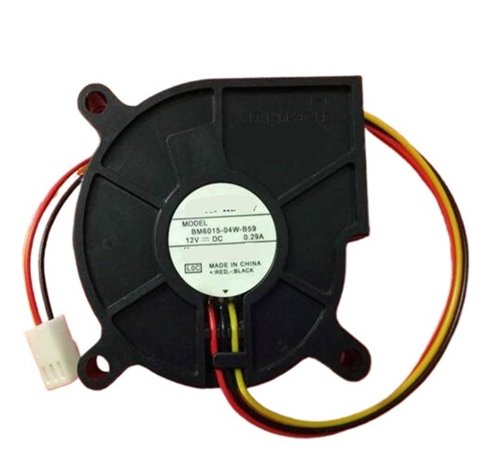 YMUGUEGH BM6015-04W-B59 60 * 60 * 15MM DC12V 0.29A 6CM 3 line fan