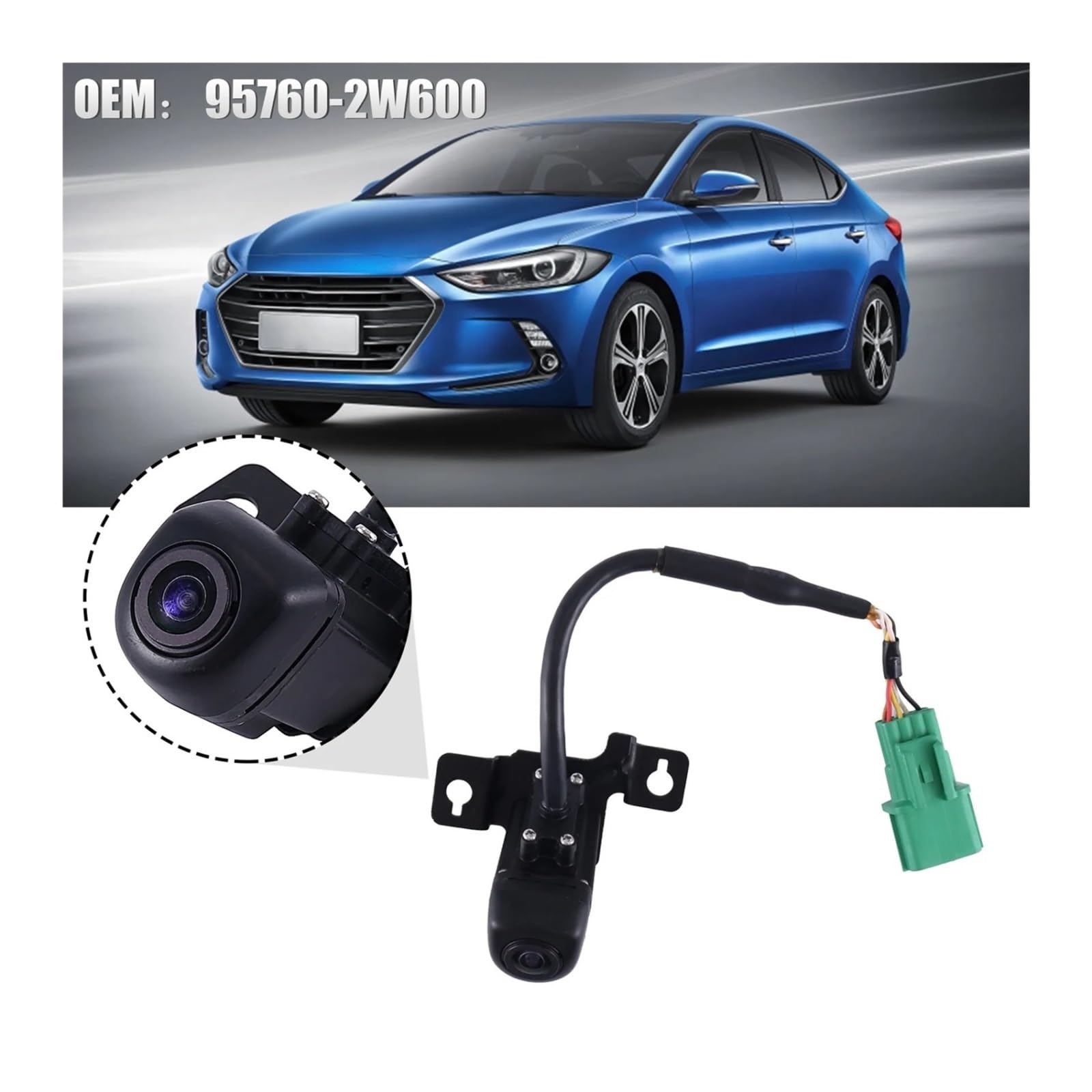 Kamera cofania do samochodu, pasująca modeli Hyundai, Kia 957602W600 95760-2W600 kamera cofania pojazdu