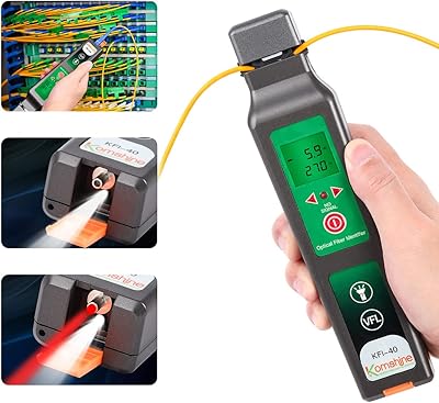 New Optical Fiber Identifier Komshine KFI-40 Fiber Detector with 10mw VFL Function, LED Display