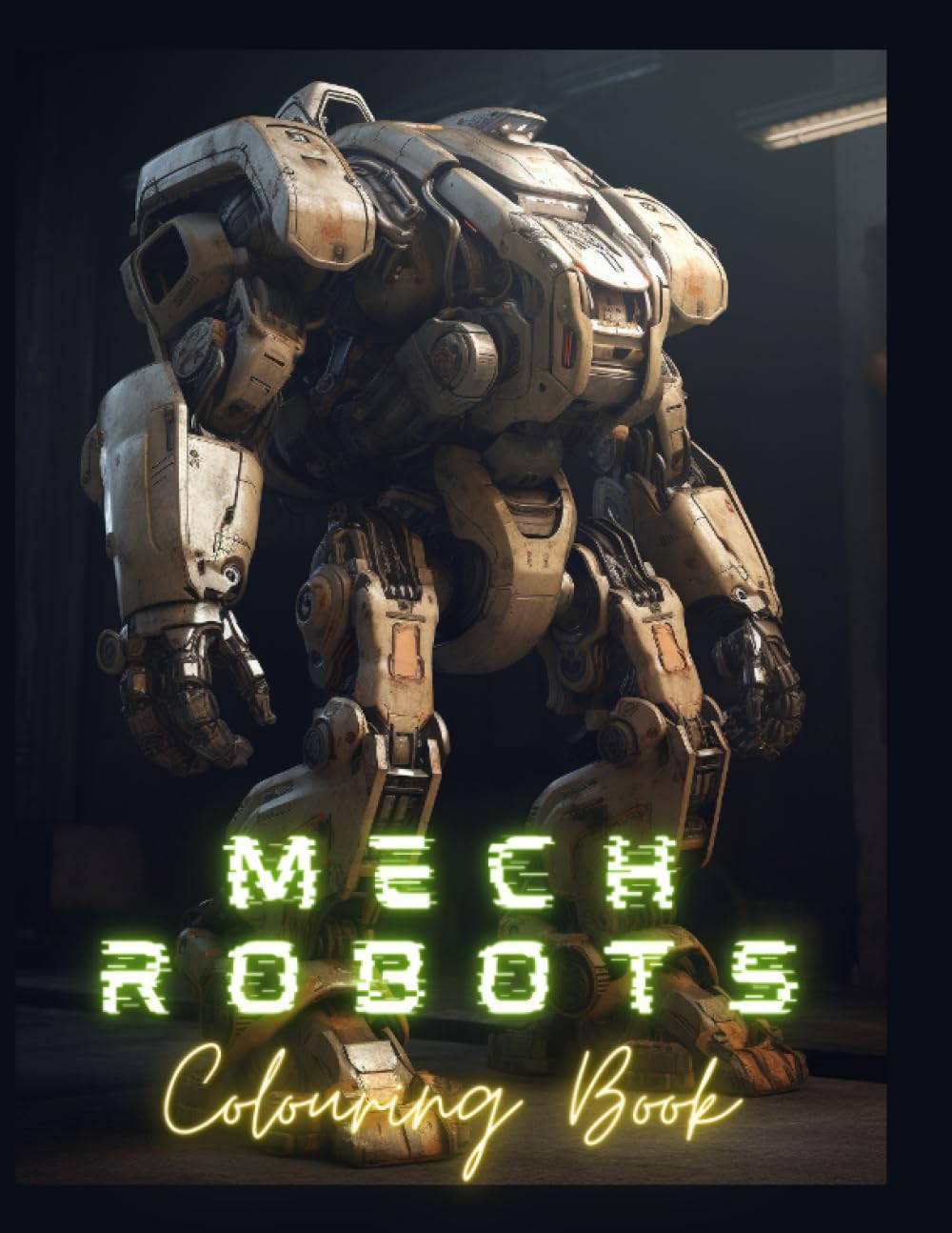 Mech Robots: Colouring Book
