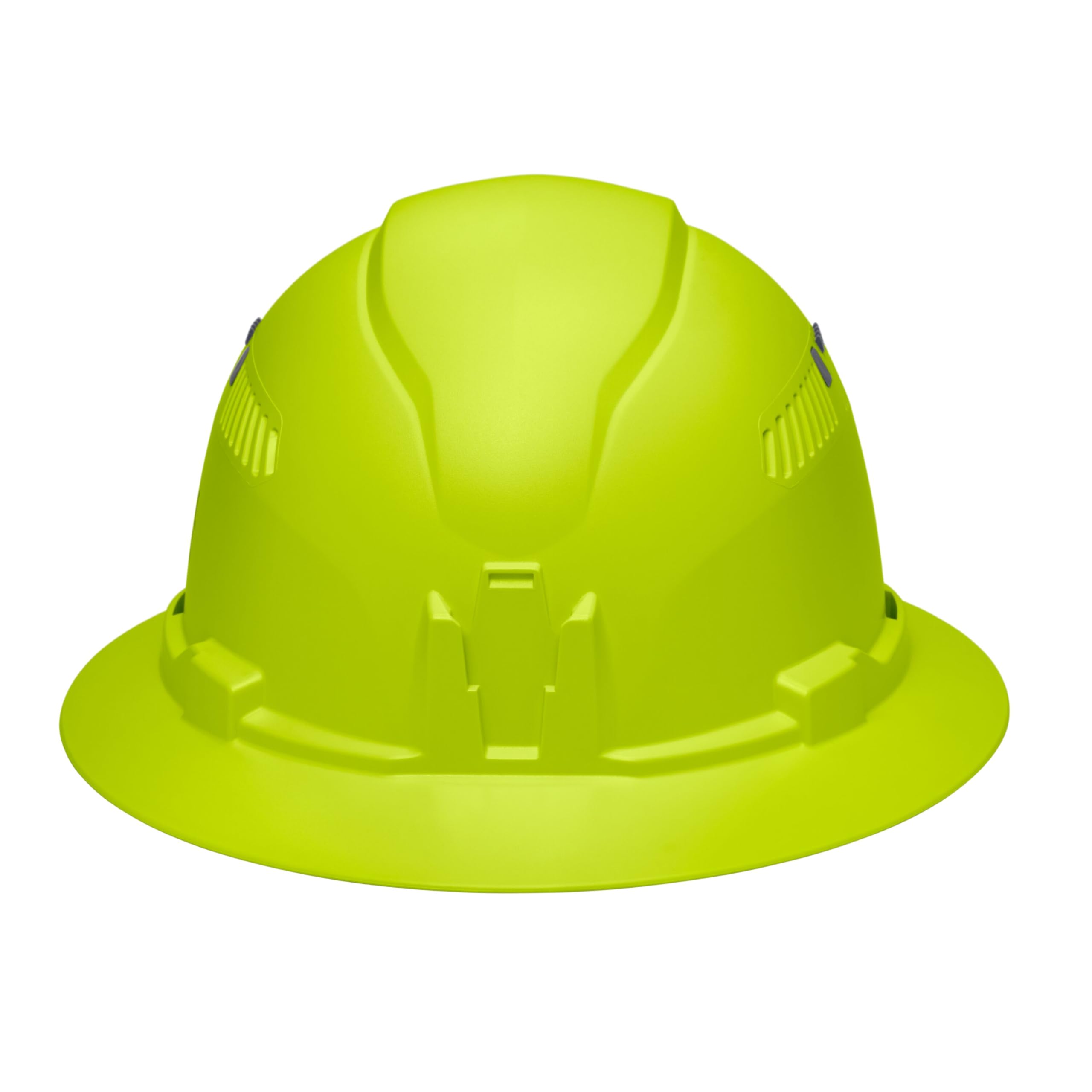 Klein Tools 60911 Casco duro, ventilado, estilo de ala completa, acolchado, banda de sudor resistente al olor, alta visibilidad, lima