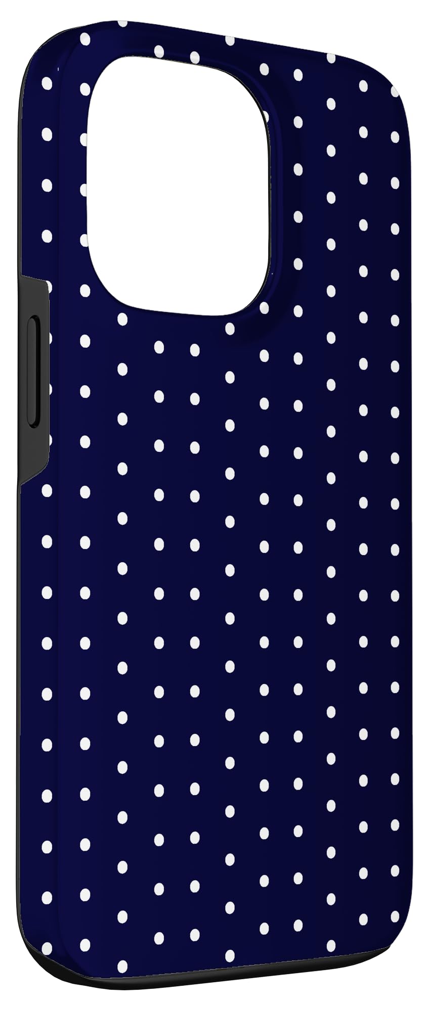 Amazon.com: iPhone 13 Pro Dark Navy Blue Polka Dot Geometric