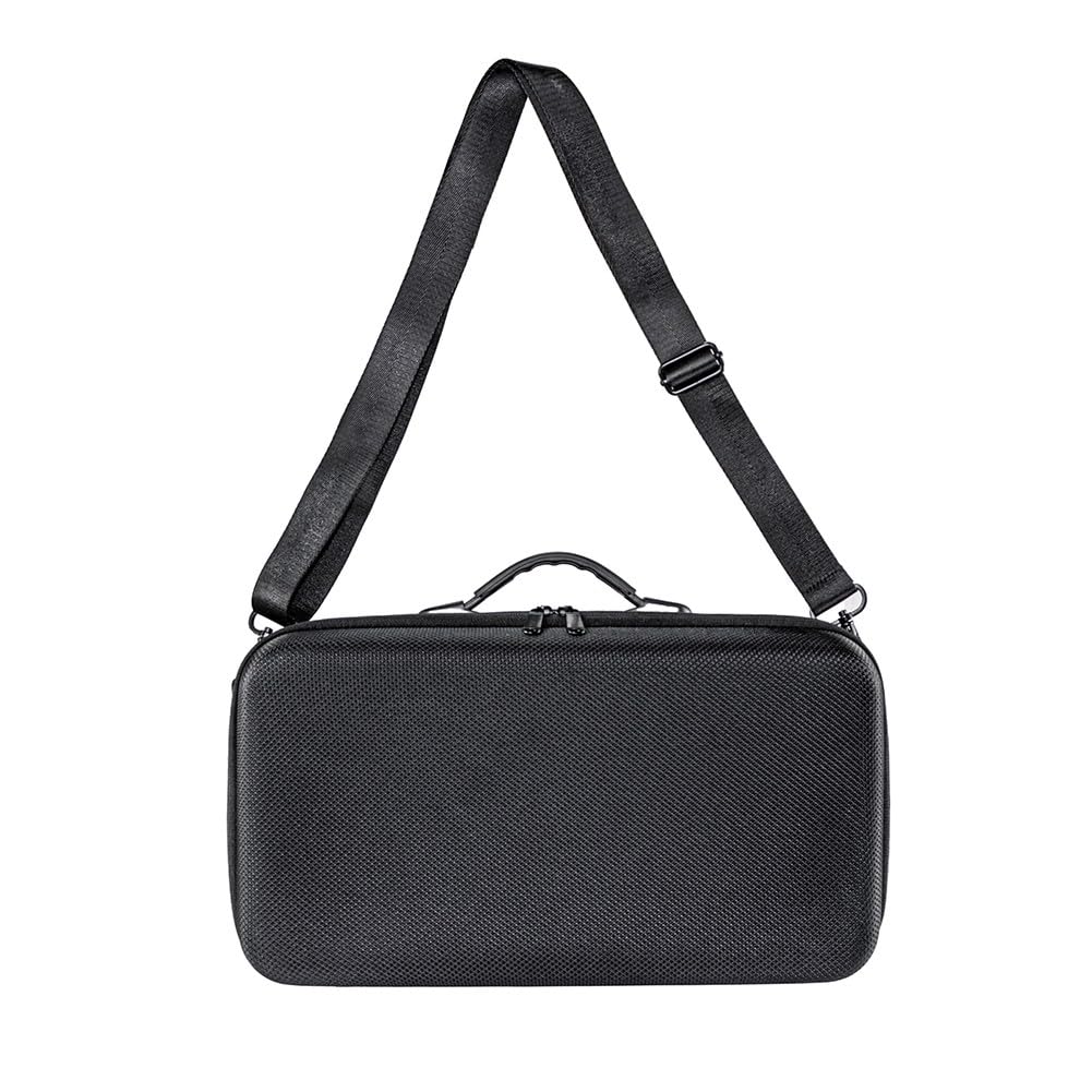 Bolsa de almacenamiento de EVA a prueba de golpes para impresora móvil HP OfficeJet 250, funda rígida portátil con compartimento para accesorios, color negro