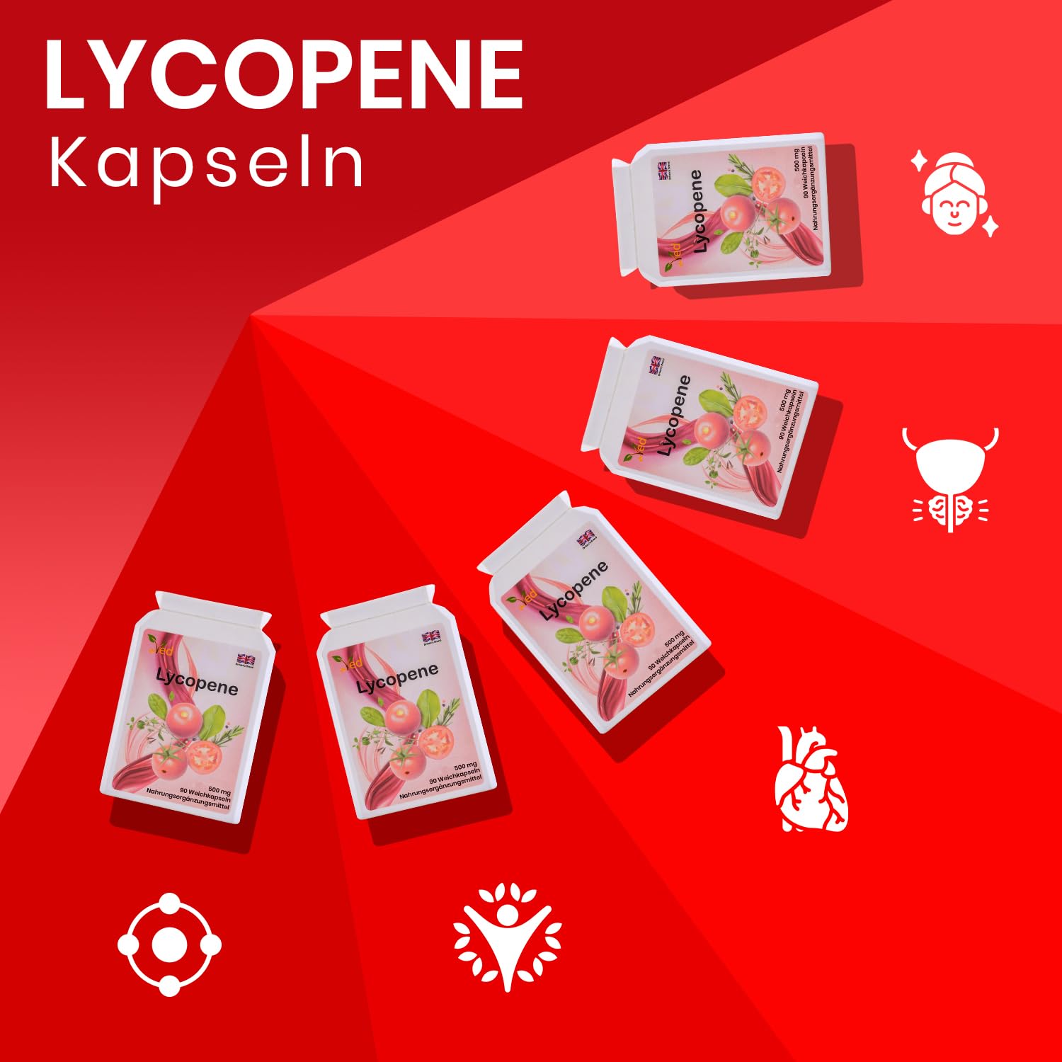 Ved Lycopene Supplement 500mg x 180 Softgel(Pack of 2)