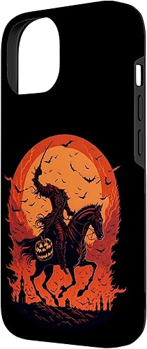 Miniatura 5 de Funda de jinete sin cabeza de calabaza aterradora para iPhone 11 Pro Max para Halloween