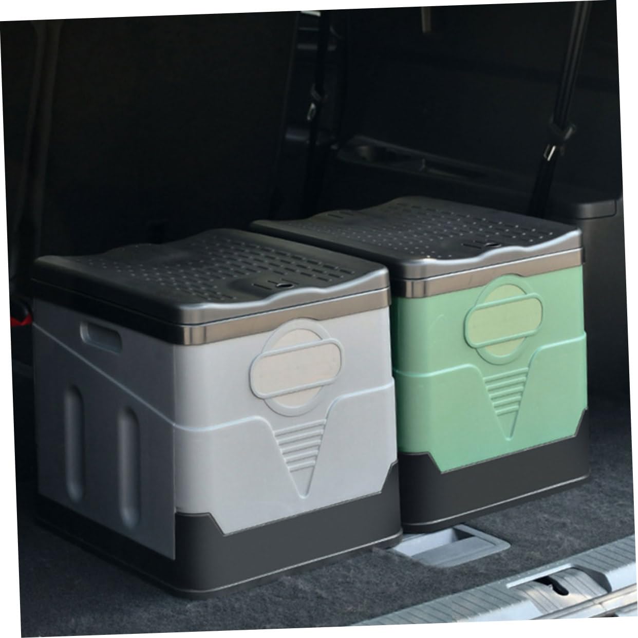 GALPADA Inodoro Caja de Almacenamiento de PP Resistente Portátil Plegable Orinal de Viaje Compacto para Camping y Emergencia