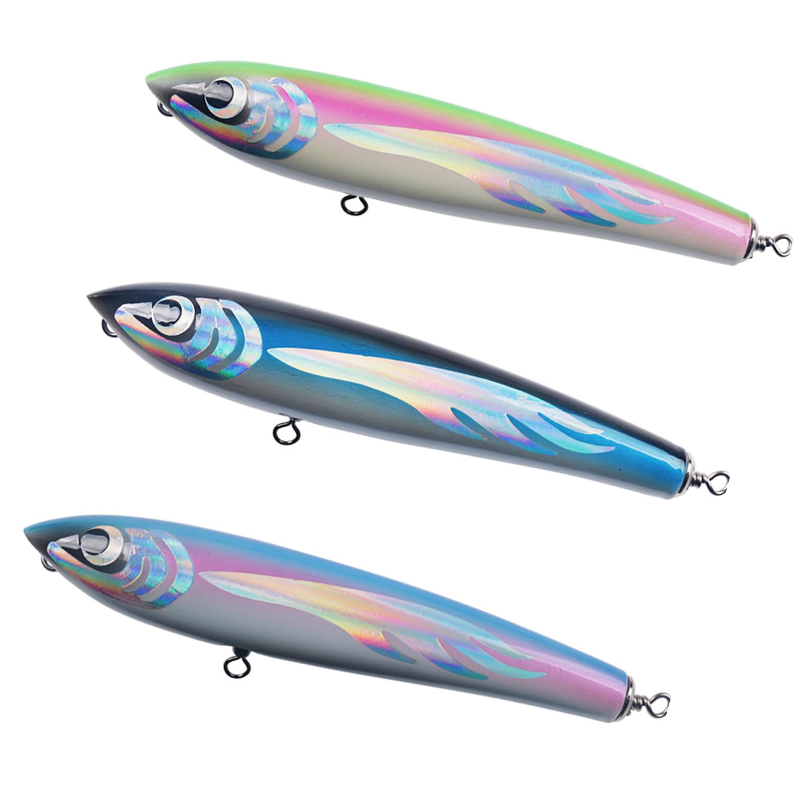 3 richiamo Pesca a traina in profondità Mare Matita Barche da Pesca Esche Artificiali richiamo Acqua salata Barche Esche da Pesca Artificiale Duro