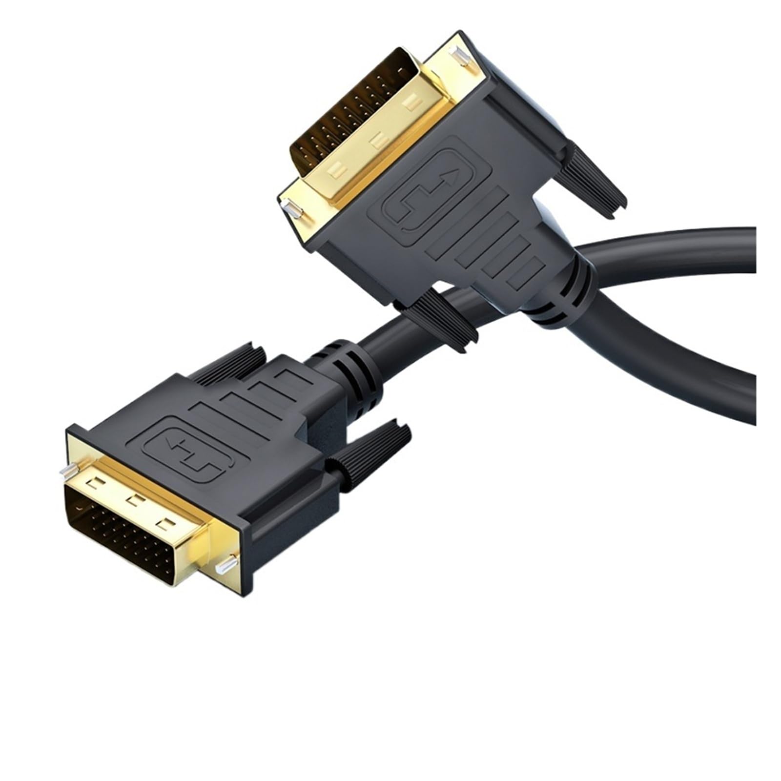 High Speed DVI Cable 1M,1.8M,2M,3M Gold Plated Plug Male-Male DVI TO DVI Kable 1080p For LCD DVD HDTV XBOX(1m)