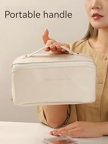 Miniatura 4 de Bolsa de cosméticos para mujer bolsa de cosméticos de viaje portátil de gran capacidad bolsa de cosméticos de viaje para mujer bolsa de
