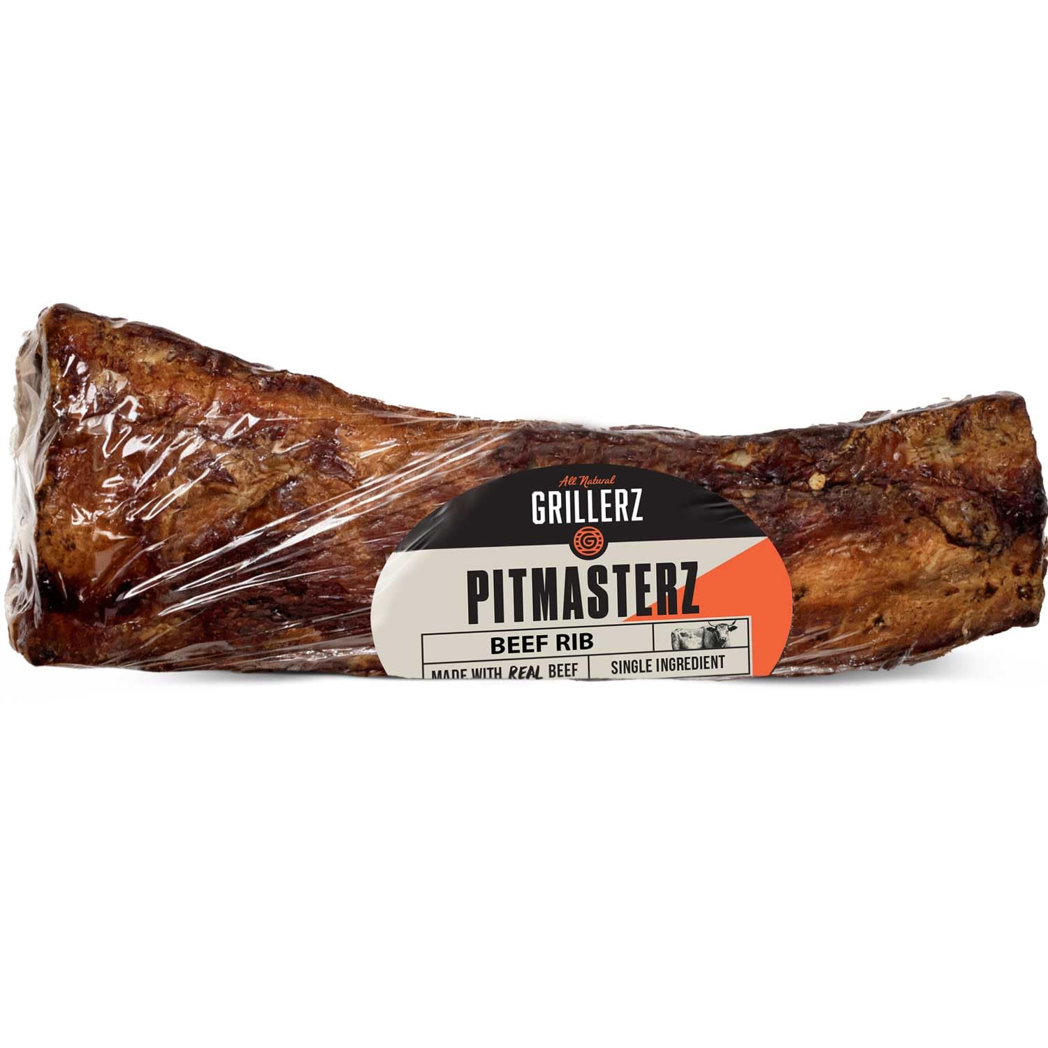 Grillerz Beef Rib, 1 Count, Rawhide Free, All Natural Treat for All Breeds, High Protein, Long Lasting, Easy to Digest, For All Life Stages, Dog Chew