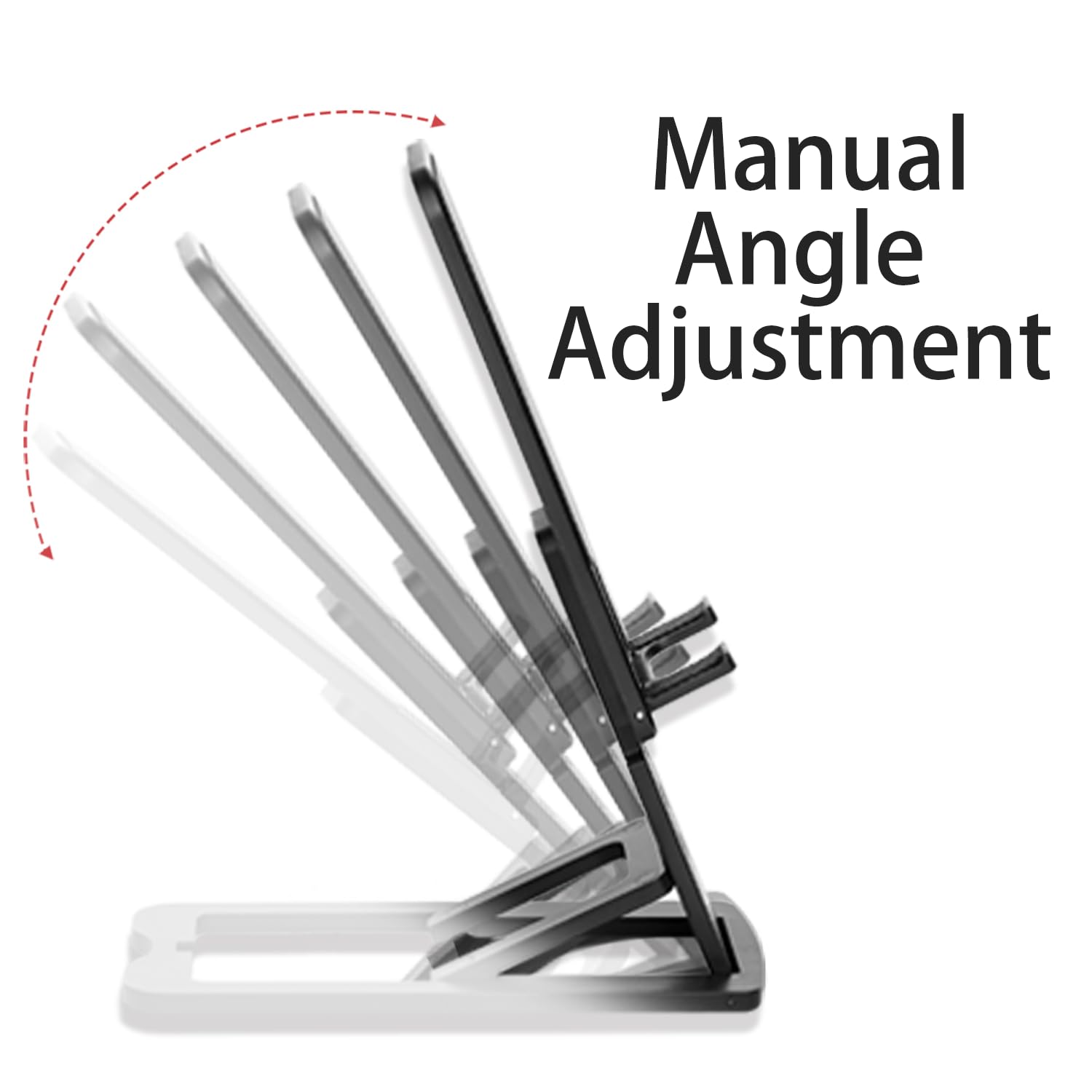 Soporte para teléfono celular, plegable y portátil, soporte para teléfono de viaje, ángulo ajustable, compatible con todos los teléfonos móviles, tabletas, base estable y antideslizante