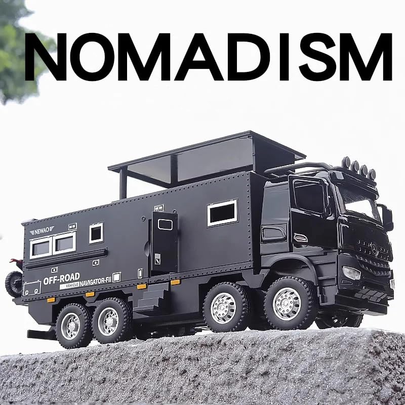 Image of Magicwand 1:24 Scale Die-Cast Nomadisen Navigator Monster Truck【Pack of 1】【Random Color】 with Openable Doors Working Headlights & Tail Lights