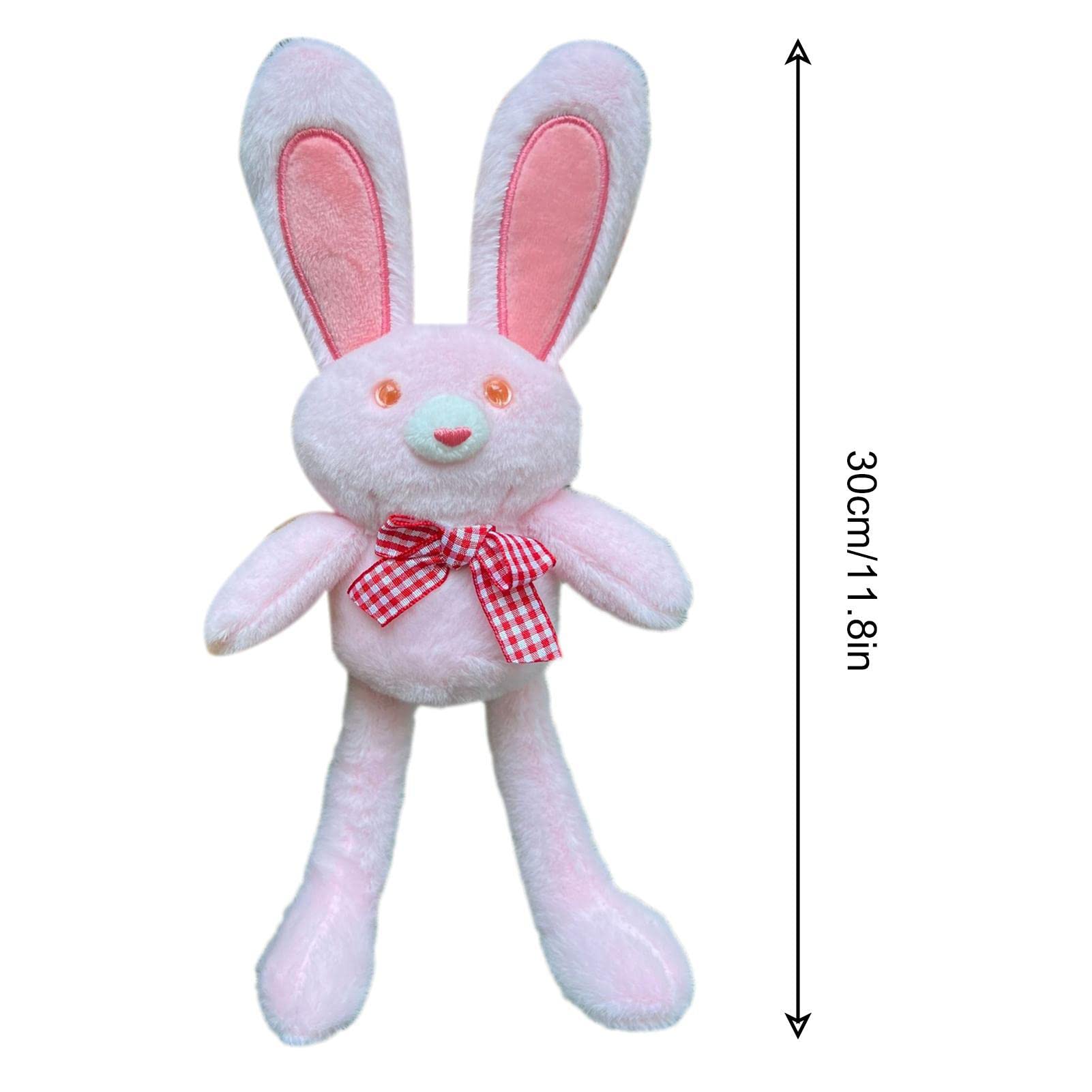 Amazon.co.jp: イースターバニーのぬいぐるみ - 耳を引っ張るうさぎの
