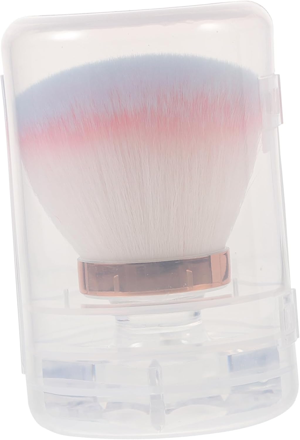 HEATSHAKING Small Blush Makeup Brush for Face Powder Precision Highlighter and Nose Shadow Application Soft Synthetic Bristles Gentle Skin Mushroom Head Design for Women and Beginners