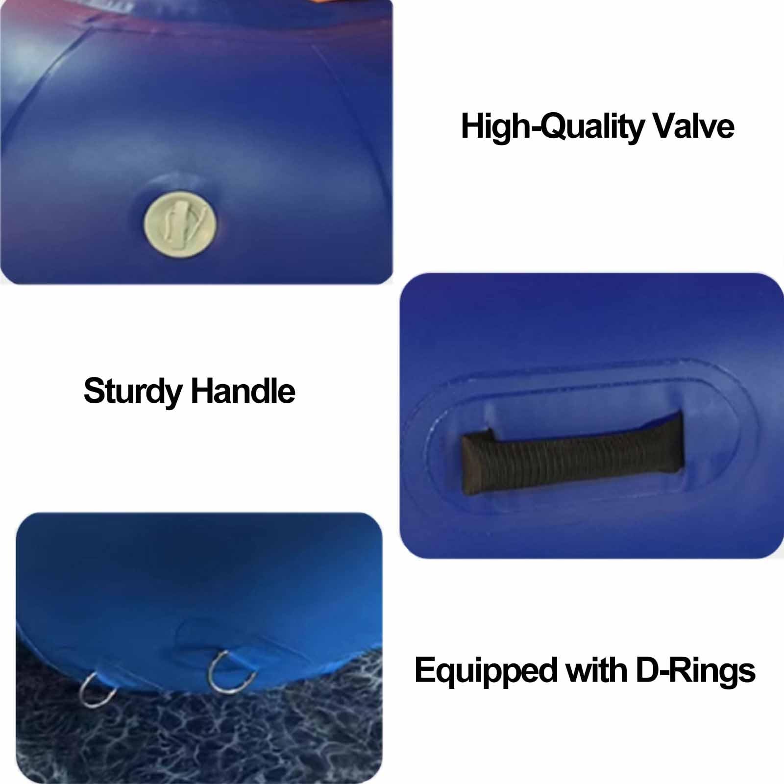 Tenda Galleggiante Gonfiabile, Copertura Parasole Gonfiabile per Piscina e Outdoor, Lettino Prendisole con Pompa e Kit di Riparazione – Ombreggiante Portatile a Gonfiaggio Rapido per Lago
