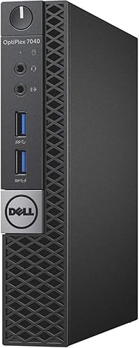 Dell Optiplex 7040 - Computadora de escritorio con factor de forma micro, Intel Quad Core i5 6500T 2.5Ghz, 16GB DDR4, 256GB NVMe SSD, Wi-Fi, HDMI,
