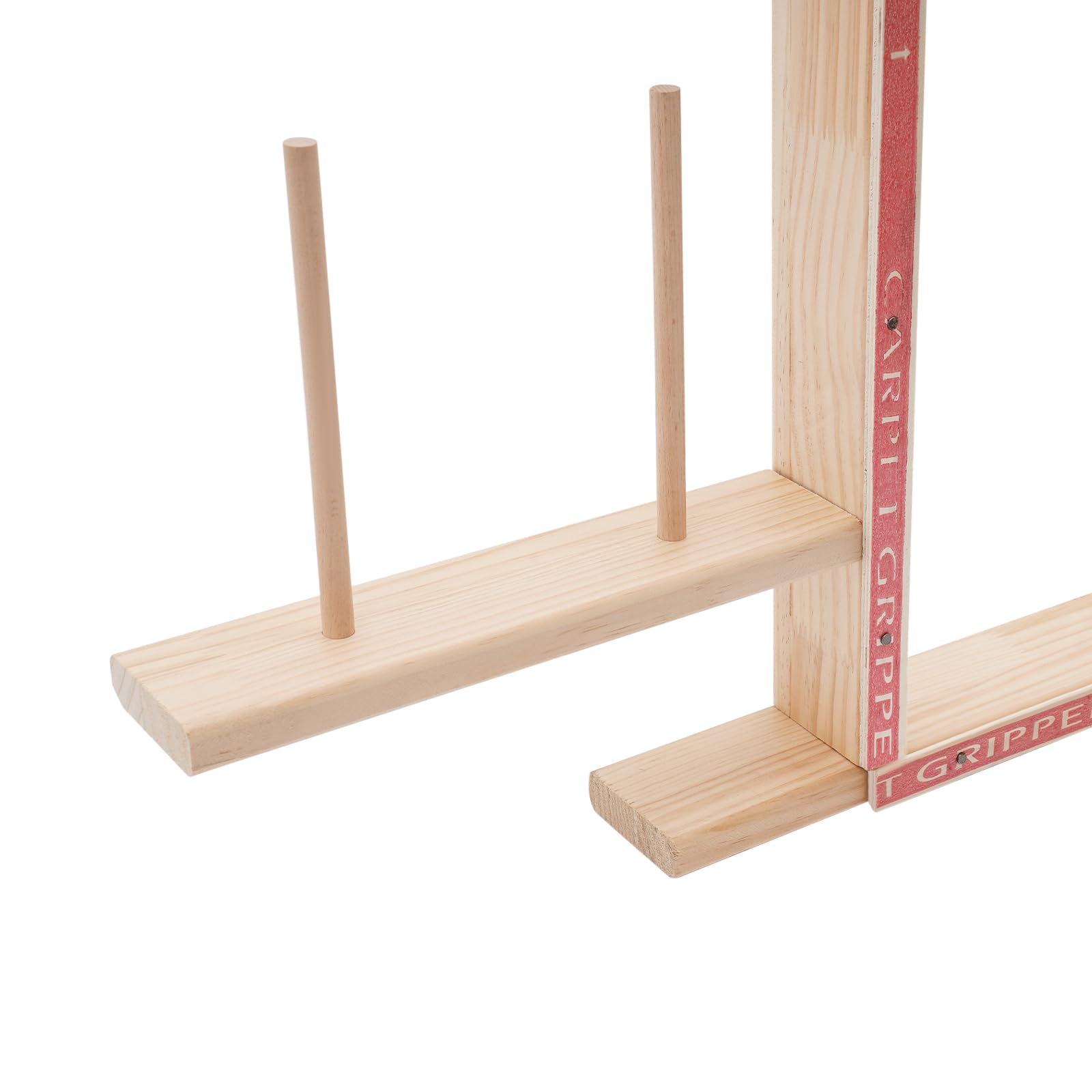 innytund Tufting Frame, 27.6in HolzTeppich Herstellung Rack Kit Teppich Tuft Stand mit 2* G Klemmmmen und 6* L-förmige Eckcodes, DIY Craft Making Rahmen Kit für Tapestry Nähen und Tufting Tuch Stand