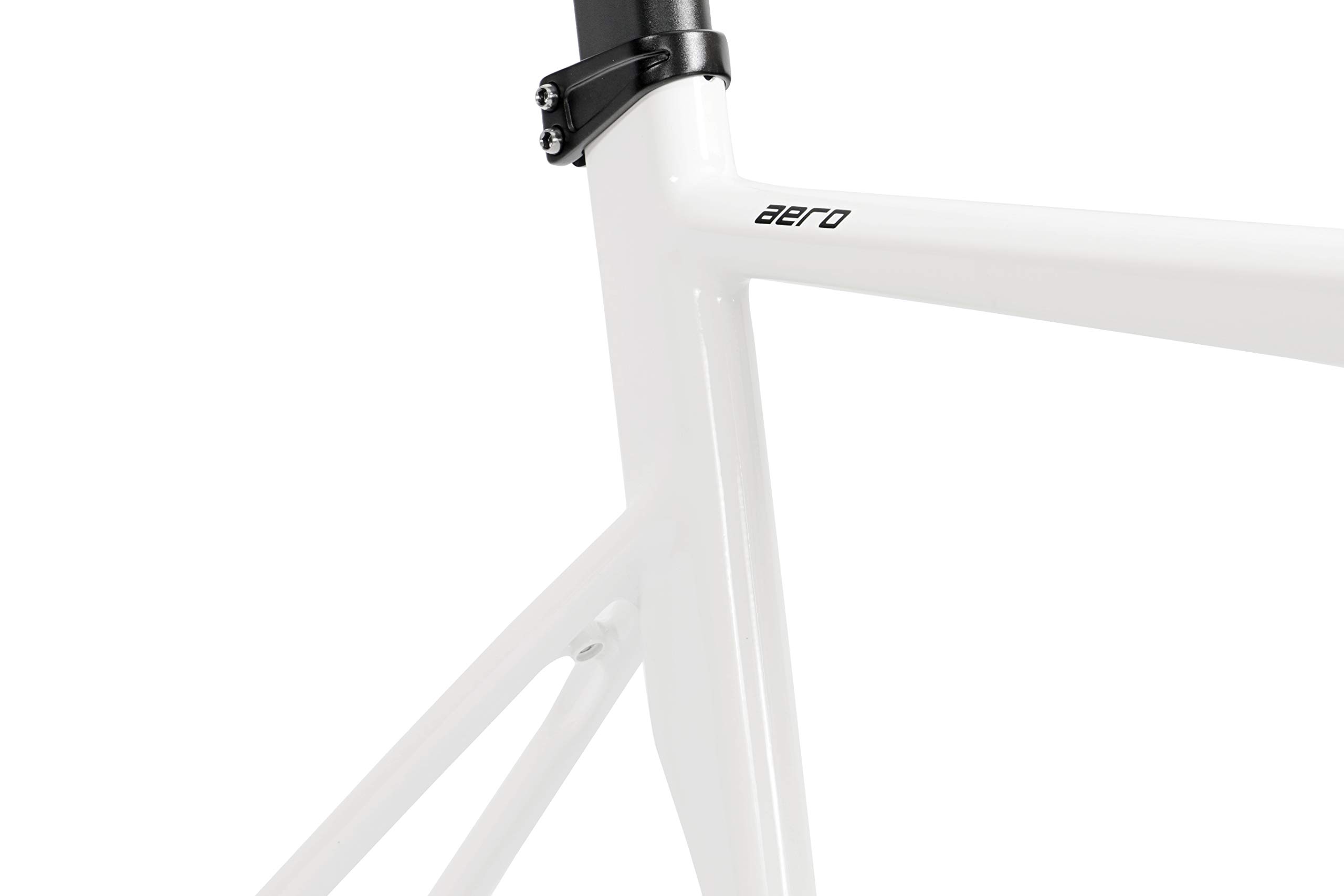 FabricBike Aero Fahrradrahmen Fixie, Fixed Gear Single Speed, Aluminiumrahmen und Carbongabel, 5 Farben, 3 Größen, 2,145 g (Größe M)