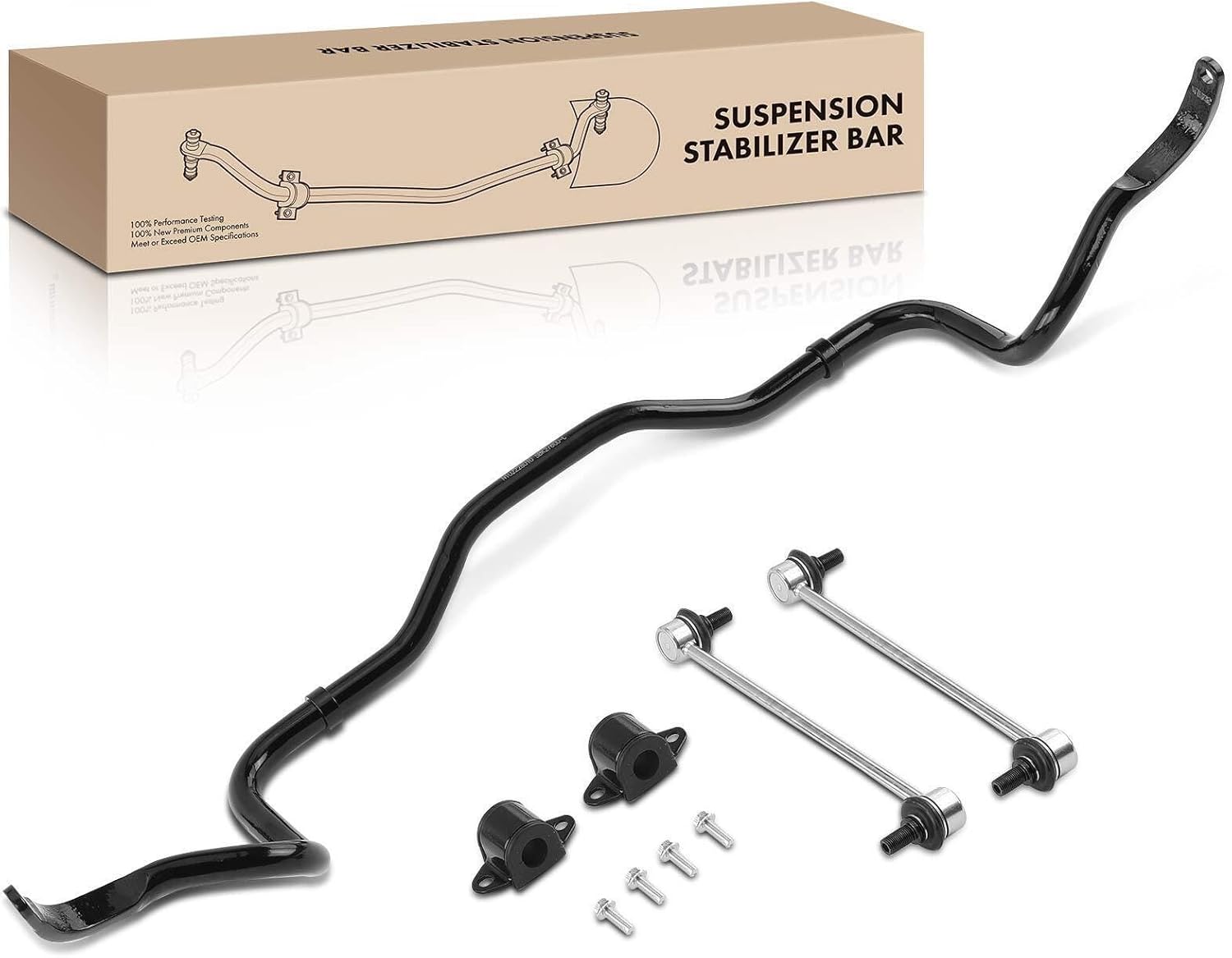 Replacement Parts for Front Suspension Sway Bar w/Bushing Kit for Toyota Corolla 03-19 Matrix Pontiac Mod-AP88P-107036