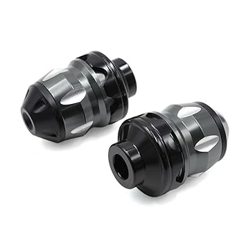 Ubersweet Imported 2pcs Titanium Color Aluminium Alloy Front Wheel Decoration Fork Cup