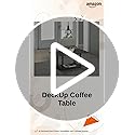 Image of DeckUp CF9048 Tube-N-Turn Engineered Wood Coffee Table (Dark Wenge, Matte Finish)