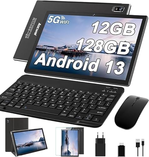 JUEDUR L[{[ht^ubg Android 13^ubg 12GB+128GB 1TB g 10C`^ubg P[Xt 2in1^ubg }EX X^CXt 2.4G/5G WiFi GPS F^ubgPC