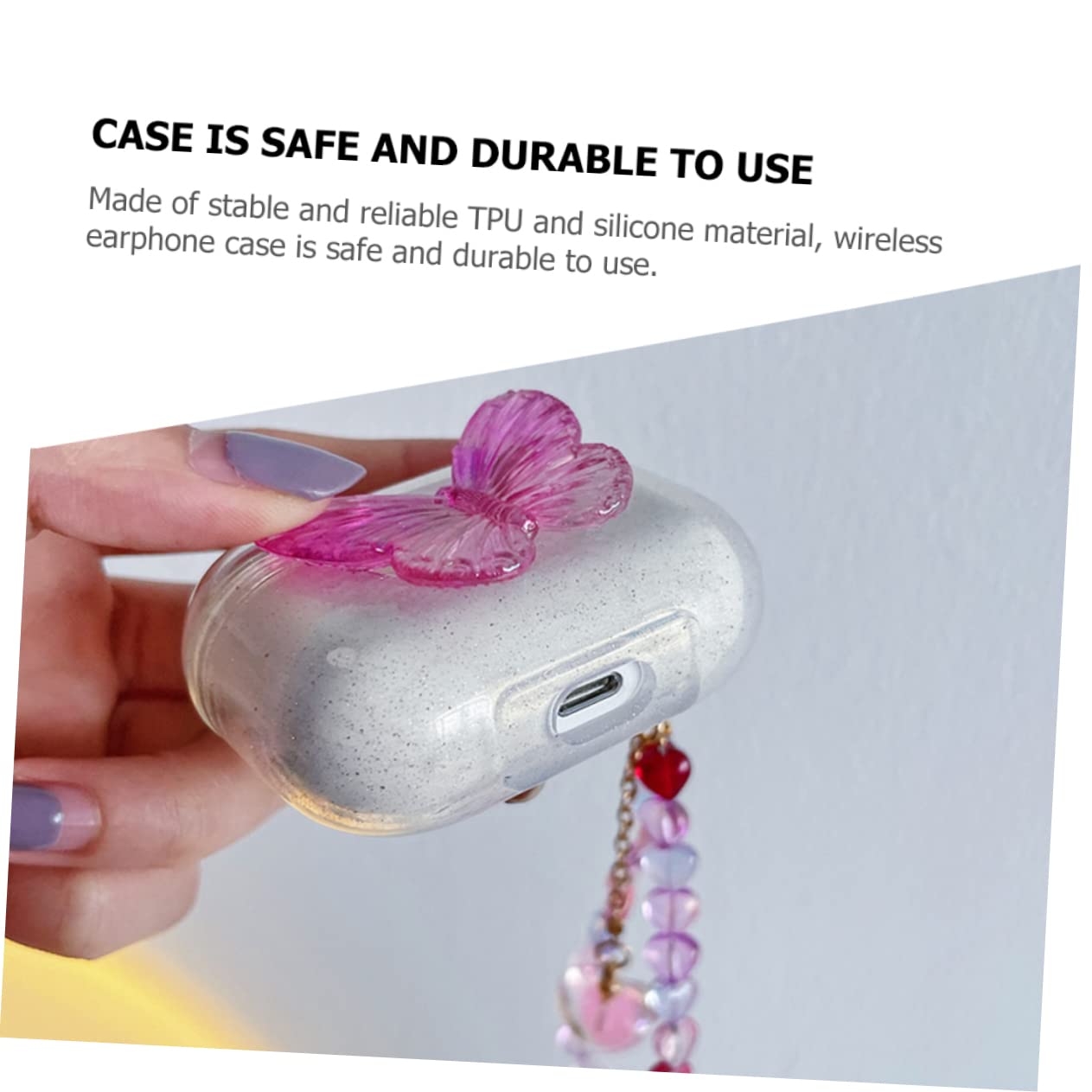 Hemobllo 5piezas Funda Decorativa para Auriculares Inalámbricos con Brillo Compatible con Pro Protector Compacto y Ligero para Uso Diario y Actividades Al Aire