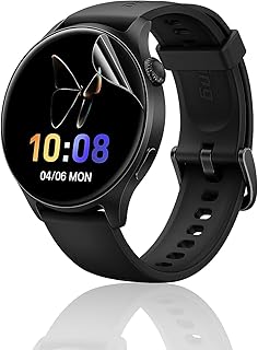 شاشة حماية هيدروجيل مرنة متوافقة مع ساعة اورايمو اي ار (او اس دبليو-42) بوضوح عالي الدقة HD ومضادة للخدش وخالية من الفقاعات وسهلة التركيب بتغطية كاملة ومقاومة للغبار من اروز، ليست زجاج، 3 قطع