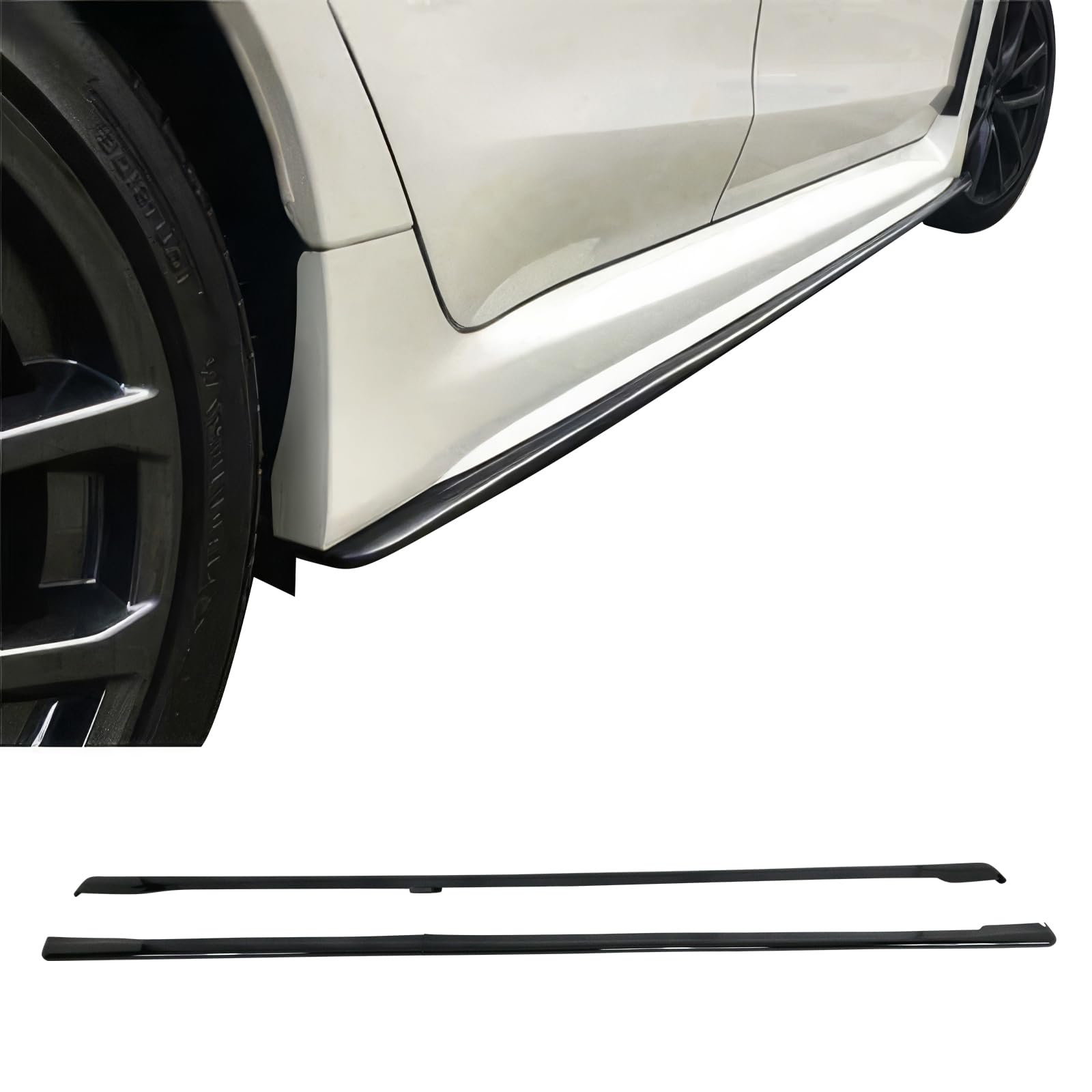 Amazon.com: IKON MOTORSPORTS, Side Skirts Compatible with 2015