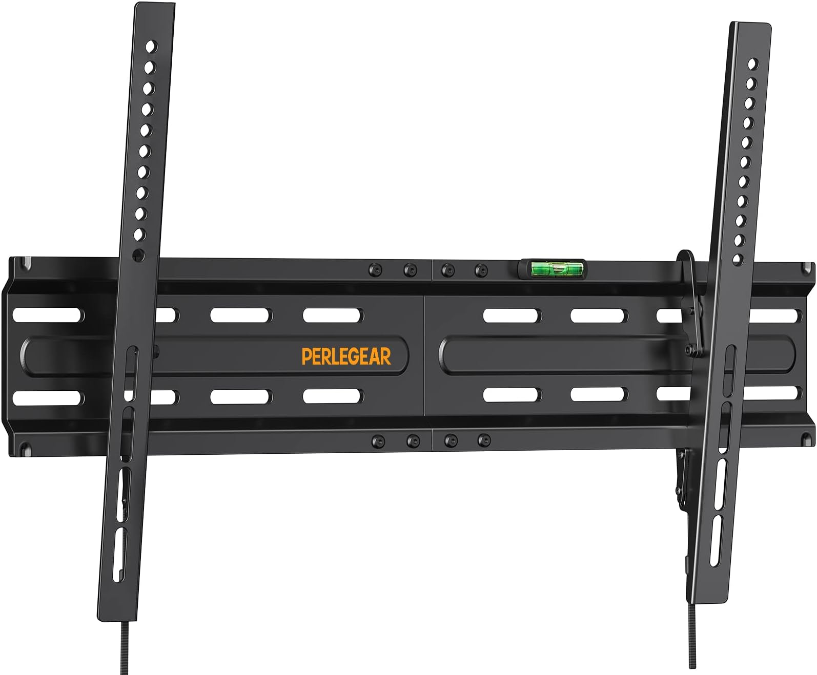 Perlegear Support mural pour la plupart des téléviseurs LCD LED 3D Plasma de 37 à 82 pouces jusqu'à 60 kg, support TV plat ou incurvé VESA max 600 x