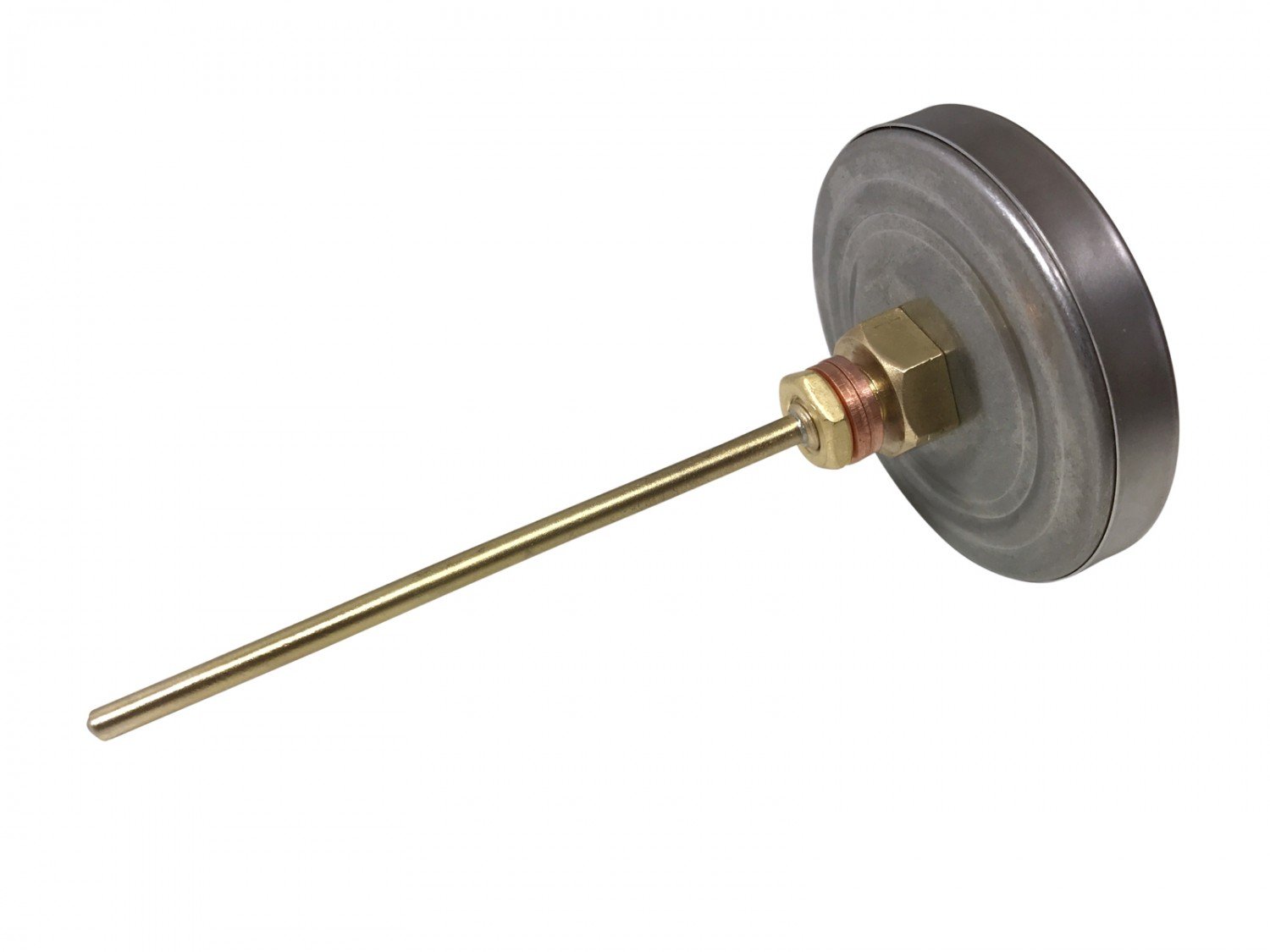 Al-Ambik® Thermometer zum Destillieren | ø6 cm Destillierthermometer | Deutsche Industrienorm Klasse 1 I Spezial Thermometer zum Destillieren I Temperaturmessgerät aufs Grad genau von 0-120°C