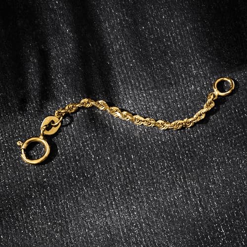 Pure Collection by Ross-Simons 1.8mm 14kt Yellow Gold Rope-Chain Necklace Extender. 2 inches2