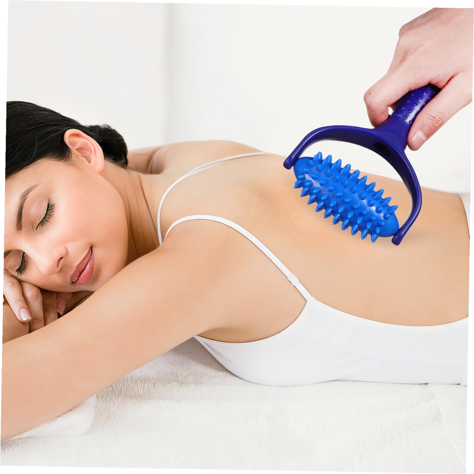 FRCOLOR 4pezzi Massaggiatore Manuale Portatile Per Muscoli e Schiena Bastoncino Per Massaggi Yoga Rilassante Per Collo e Gambe Per Migliorare Flessibilità e Benessere