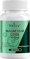 Vista 8 de Heivy Complejo de magnesio, 2 unidades, glicinato de magnesio, citrato, malato, óxido, gluconato con zinc y vitamina D3, suplemento de magnesio