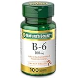 Vitamin B6 100mg Tablets - Supports Energy Metabolism & Nervous System Health, 100 Ct