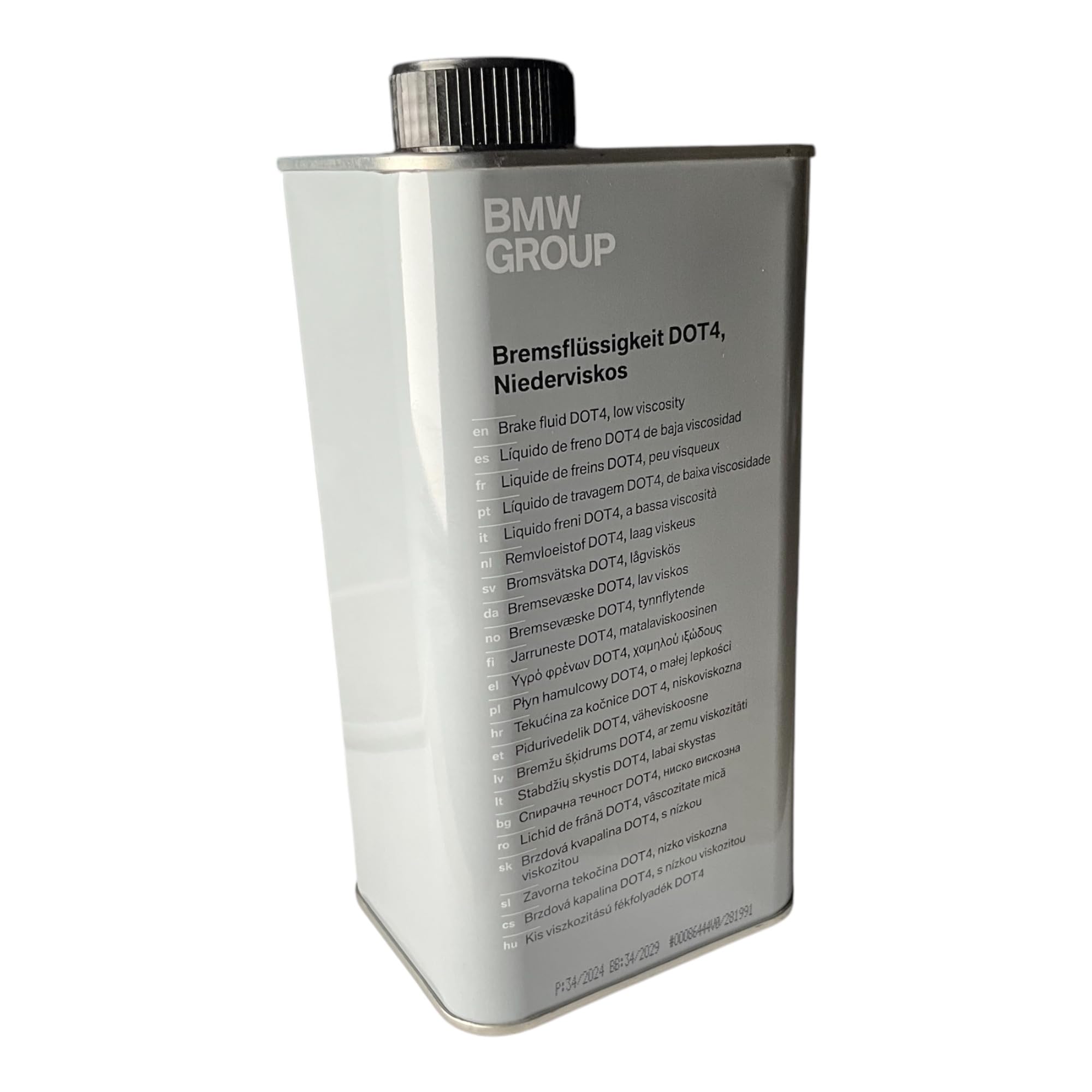 Brake Fluid, 1 Liter, 1000 Milliliters, Synthetic, For BMW Vehicles, Braking System Maintenance