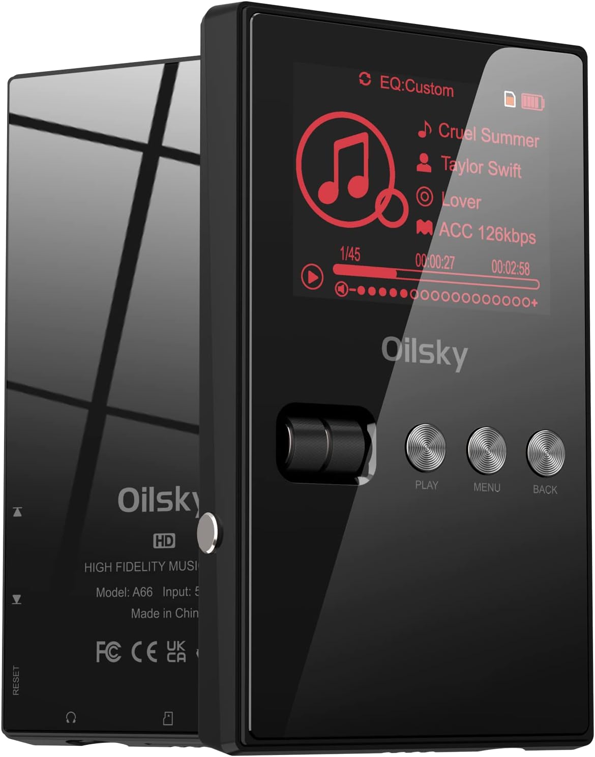 A66 HiFi MP3 Player Lossless DSD High Resolution Digital Audio Music