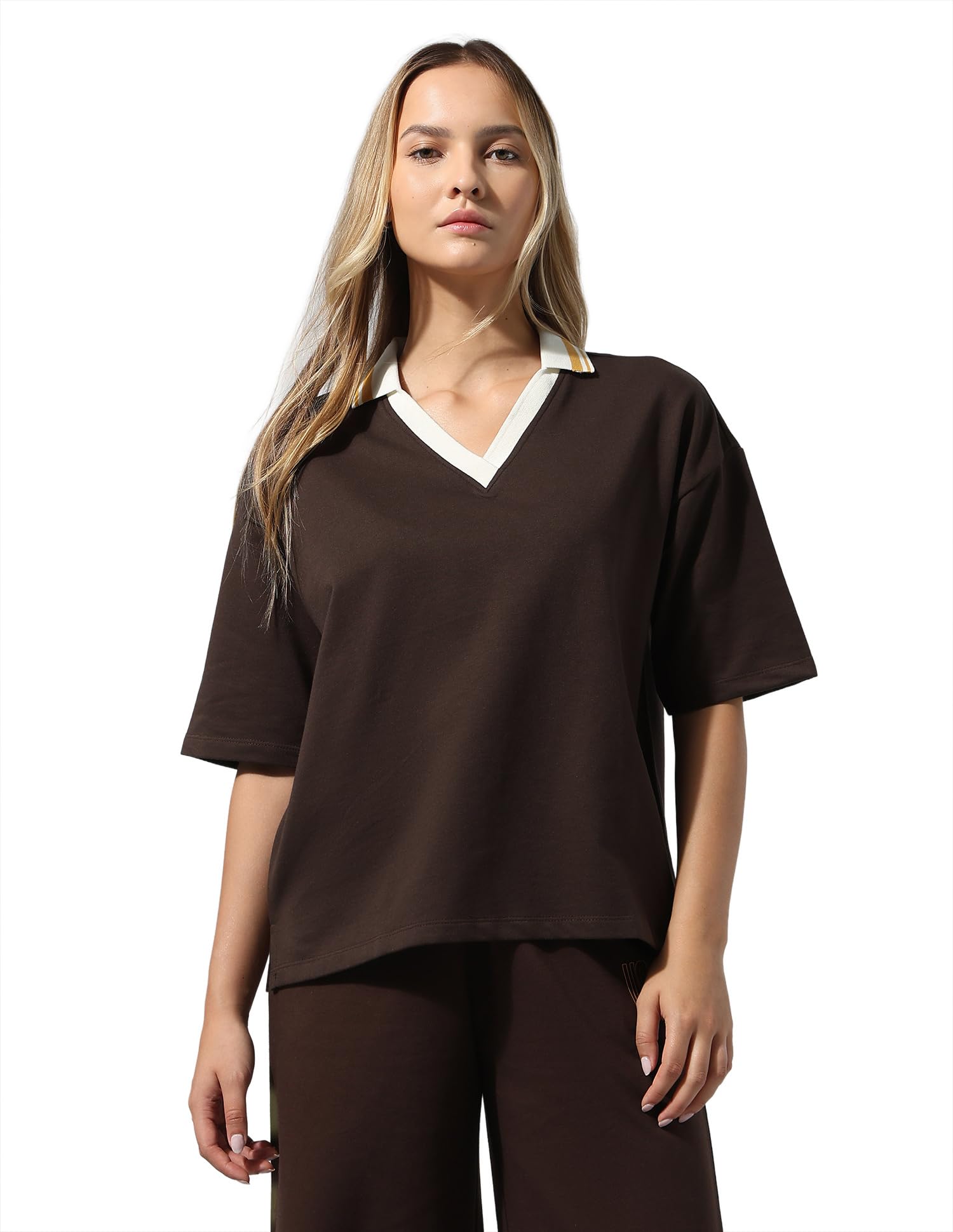 u. s. polo assn. Contrast Collar Relaxed Polo Shirt-picture-47