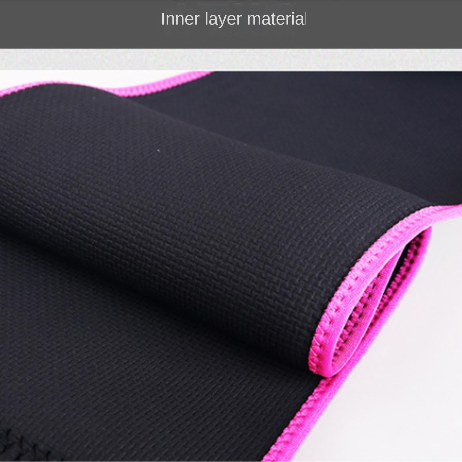 Faja Lumbar Recortador De Cintura Unisex Cinturón Fitness Entrenador Sauna Envoltura Abdominal Soporte Cinturón(Black,Large)