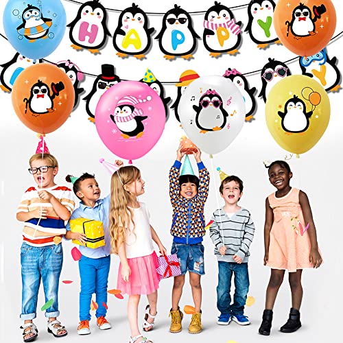 Nesloonp Penguin Party Supplies Decorazione di